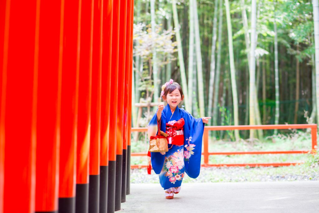 七五三の記念写真